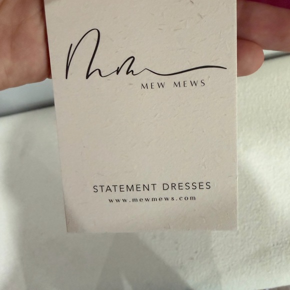 NWT Mew Mews Birtin Strapless Flower Mini Dress In Pink Size M - Picture 9 of 11